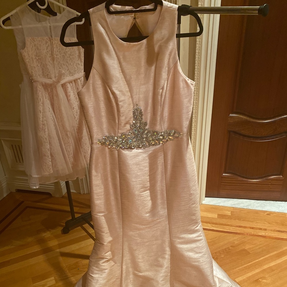 Elegant Pink long dress women